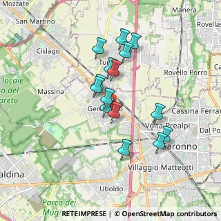 Mappa Via Giovanni Verga, 21040 Gerenzano VA, Italia (1.486)