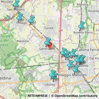 Mappa Via Giovanni Verga, 21040 Gerenzano VA, Italia (2.57933)