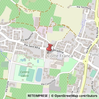 Mappa Via Seradina, 15a, 25040 Corte Franca, Brescia (Lombardia)