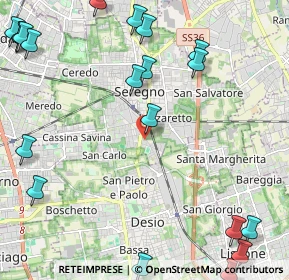 Mappa Via Carlo Emilio Gadda, 20831 Seregno MB, Italia (3.1825)