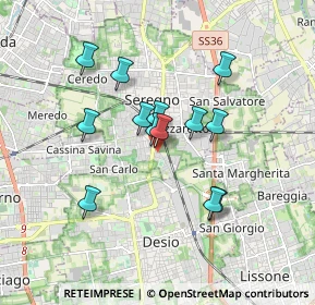 Mappa Via Carlo Emilio Gadda, 20831 Seregno MB, Italia (1.44154)