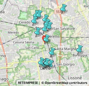 Mappa Via Carlo Emilio Gadda, 20831 Seregno MB, Italia (1.78294)