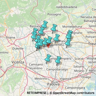 Mappa 35019 Tombolo PD, Italia (9.91353)