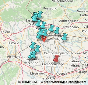 Mappa 35019 Tombolo PD, Italia (11.536)
