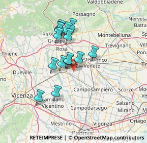 Mappa 35019 Tombolo PD, Italia (11.47667)