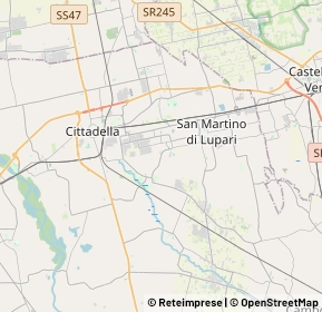 Mappa 35019 San Martino Di Lupari PD, Italia (6.1125)