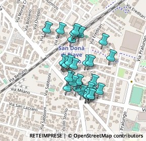 Mappa Via Venezia, 30027 San Donà di Piave VE, Italia (0.16207)