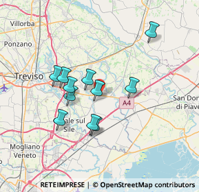 Mappa Via Tommaso da Modena, 31056 Roncade TV, Italia (5.88818)