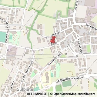 Mappa Via Giuseppe Verdi, 12, 20884 Sulbiate, Monza e Brianza (Lombardia)