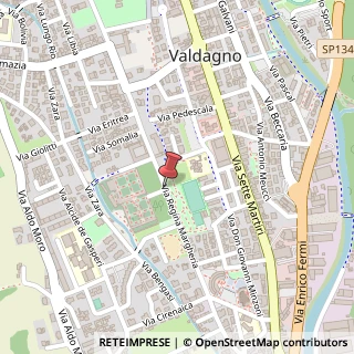 Mappa Viale Regina Margherita, 35A, 36078 Valdagno, Vicenza (Veneto)