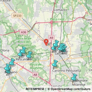Mappa 21040 Gerenzano VA, Italia (5.09769)