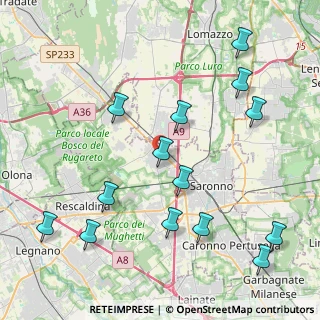 Mappa 21040 Gerenzano VA, Italia (4.84786)