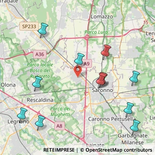 Mappa 21040 Gerenzano VA, Italia (5.06417)