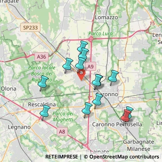 Mappa 21040 Gerenzano VA, Italia (3.41231)