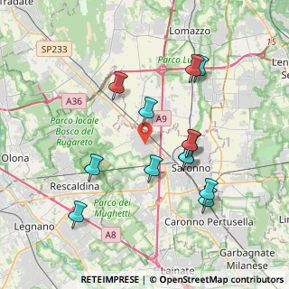 Mappa 21040 Gerenzano VA, Italia (3.66077)
