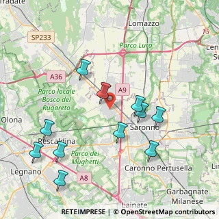 Mappa 21040 Gerenzano VA, Italia (4.25818)