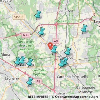 Mappa 21040 Gerenzano VA, Italia (4.57818)