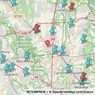 Mappa 21040 Gerenzano VA, Italia (6.3555)