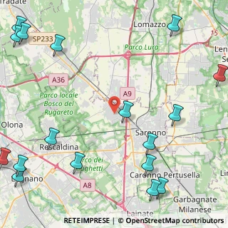 Mappa 21040 Gerenzano VA, Italia (6.81412)