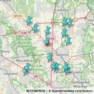 Mappa 21040 Gerenzano VA, Italia (4.28133)
