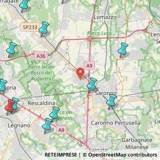 Mappa 21040 Gerenzano VA, Italia (6.73917)