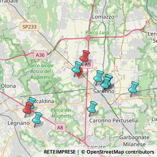 Mappa 21040 Gerenzano VA, Italia (4.06727)