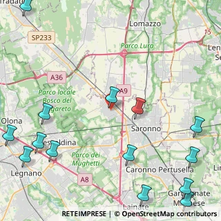 Mappa 21040 Gerenzano VA, Italia (6.60357)