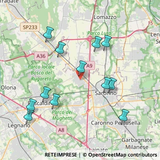 Mappa 21040 Gerenzano VA, Italia (4.3625)
