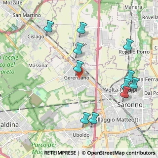 Mappa 21040 Gerenzano VA, Italia (2.32091)