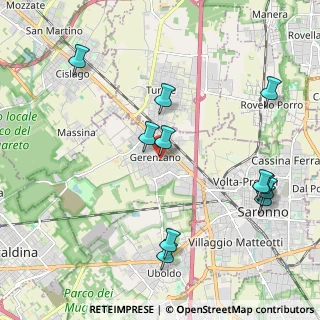 Mappa 21040 Gerenzano VA, Italia (2.31455)
