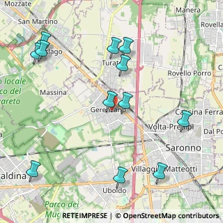 Mappa 21040 Gerenzano VA, Italia (2.46333)