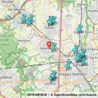 Mappa 21040 Gerenzano VA, Italia (2.53111)