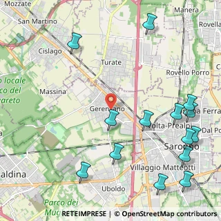 Mappa 21040 Gerenzano VA, Italia (2.85571)