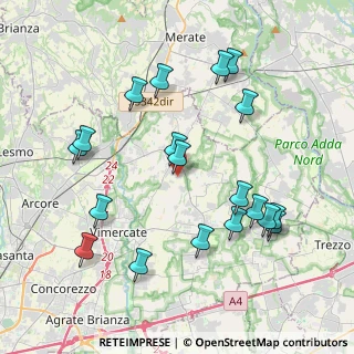 Mappa Aicurzio, 20886 Aicurzio MB, Italia (4.24105)