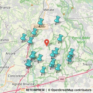 Mappa Str. per Cascina Restelli, 20886 Aicurzio MB, Italia (4.0935)