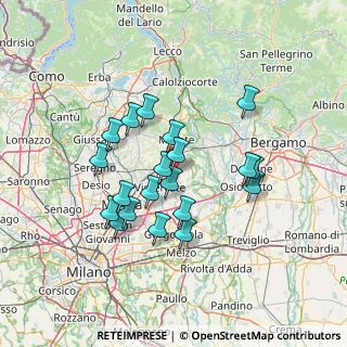 Mappa Str. per Cascina Restelli, 20886 Aicurzio MB, Italia (12.0675)