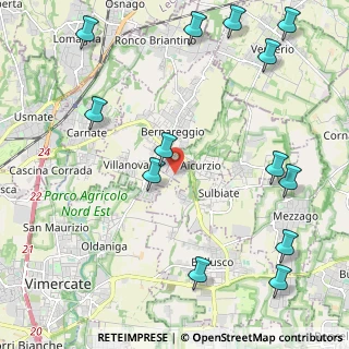 Mappa Str. per Cascina Restelli, 20886 Aicurzio MB, Italia (2.83615)