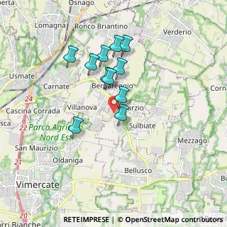 Mappa Str. per Cascina Restelli, 20886 Aicurzio MB, Italia (1.44455)
