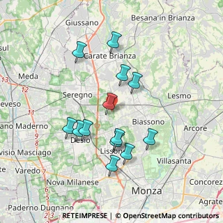Mappa Strada vicinale per, 20851 Lissone MB, Italia (3.38)