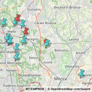 Mappa Strada vicinale per, 20851 Lissone MB, Italia (6.34286)