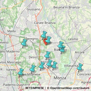 Mappa Strada vicinale per, 20851 Lissone MB, Italia (4.20583)