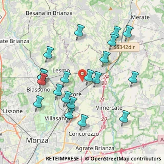 Mappa Via Perugino, 20862 Arcore MB, Italia (4.0645)