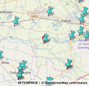 Mappa Vicolo Settimo, 31050 Badoere TV, Italia (6.8085)