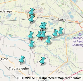 Mappa Vicolo Settimo, 31050 Badoere TV, Italia (2.73769)