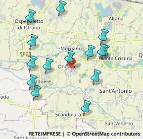 Mappa Vicolo Settimo, 31050 Badoere TV, Italia (2.02429)