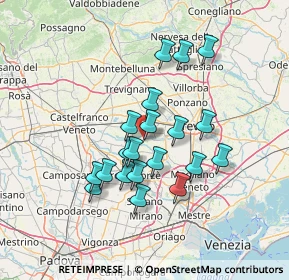 Mappa Vicolo Settimo, 31050 Badoere TV, Italia (11.783)