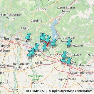 Mappa Via Luciano Lama, 25040 Corte Franca BS, Italia (11.03385)