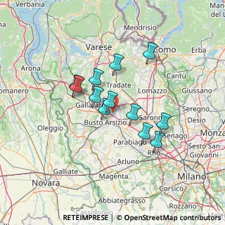 Mappa Via Palmanova, 21057 Olgiate Olona VA, Italia (10.7425)