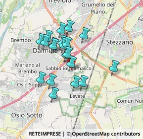 Mappa Via Don Luigi Sturzo, 24044 Dalmine BG, Italia (1.4285)