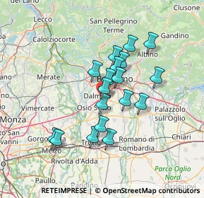 Mappa Via Don Luigi Sturzo, 24044 Dalmine BG, Italia (11.08333)